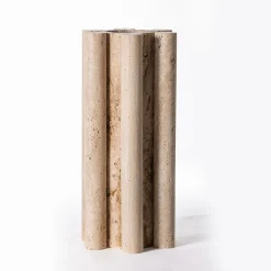 Chendù Consoles<Lulù Travertine & Blue PVC Cord Console