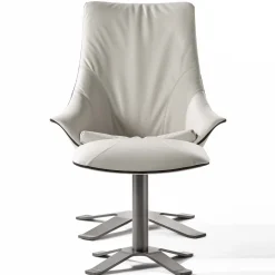 Enrico Pellizzoni Office Chairs<Lullaby White Swivel Office Chair
