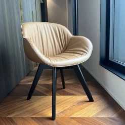 Real Piel Lounge Chairs<Lup Boheme Beige Lounge Chair