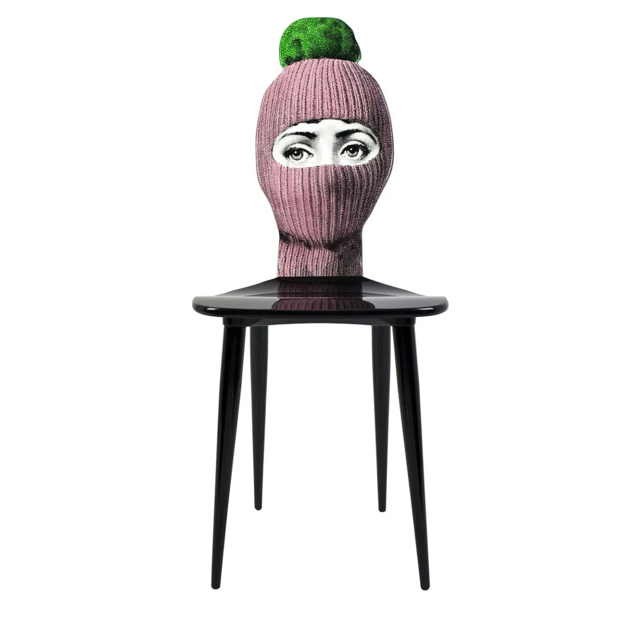 Fornasetti Chairs<Lux Gstaad Pink and Green Chairs