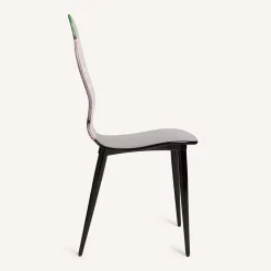 Fornasetti Chairs<Lux Gstaad Pink and Green Chairs