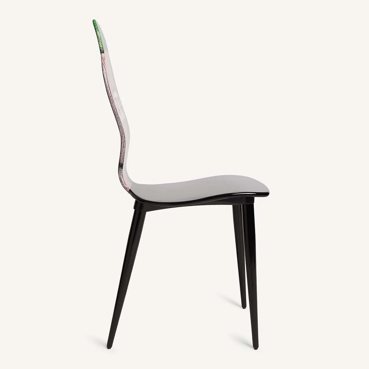 Fornasetti Chairs<Lux Gstaad Pink and Green Chairs