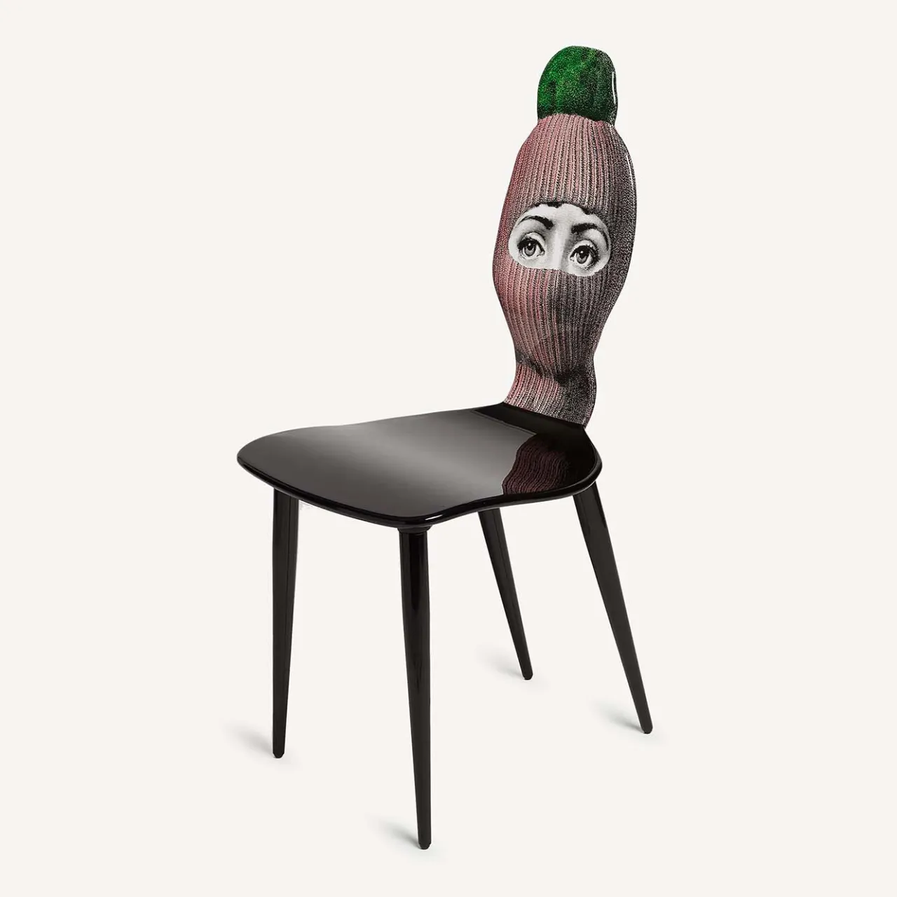 Fornasetti Chairs<Lux Gstaad Pink and Green Chairs