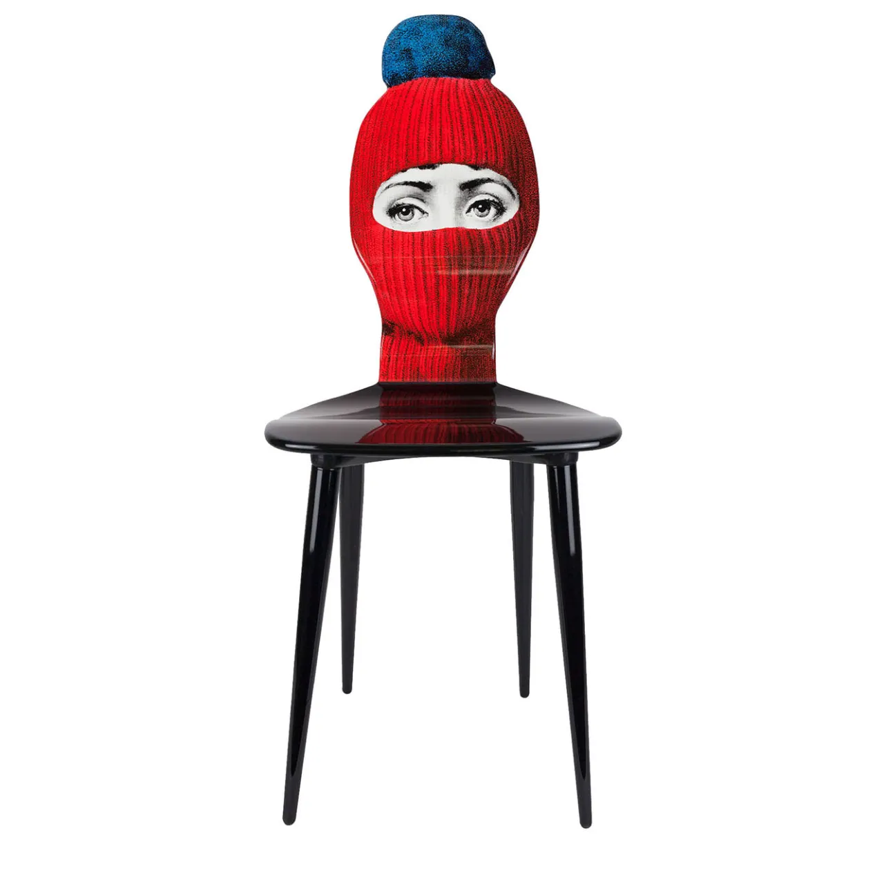Fornasetti Chairs<Lux Gstaad Red And Blue Chair