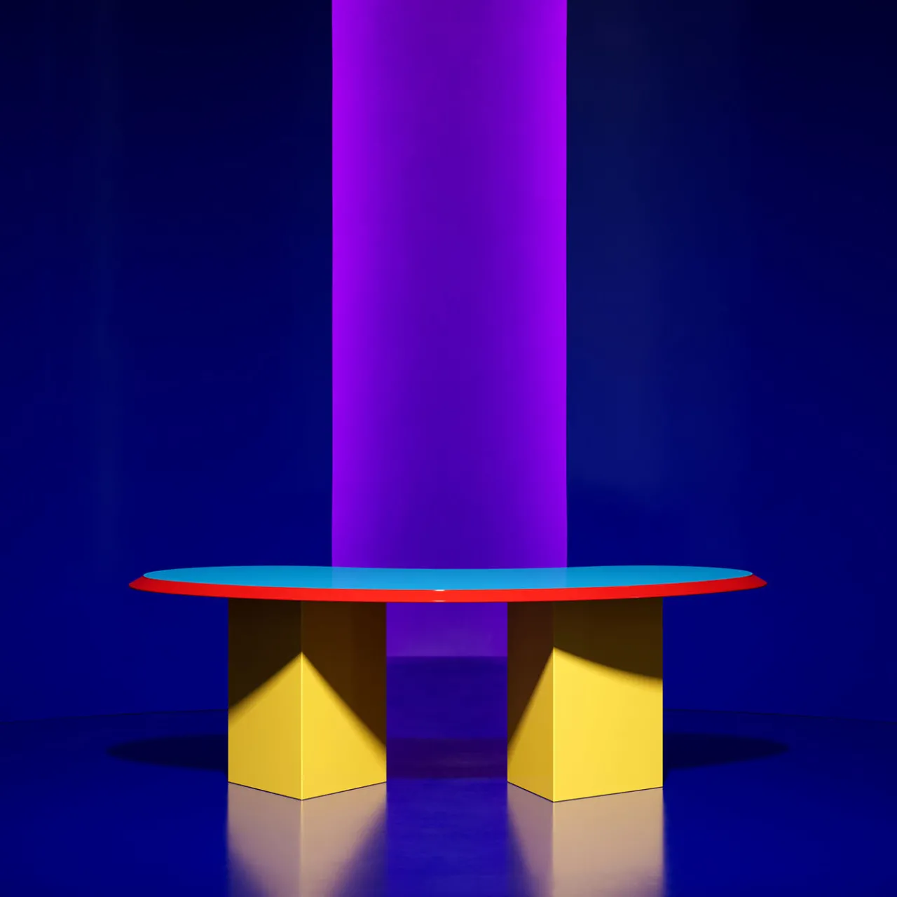 Memphis Dining Tables<Madonna Table by Arquitectonica - Milano