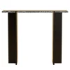 Lebanto Consoles<Maha Black Kenya Marble and Oak Wood Console
