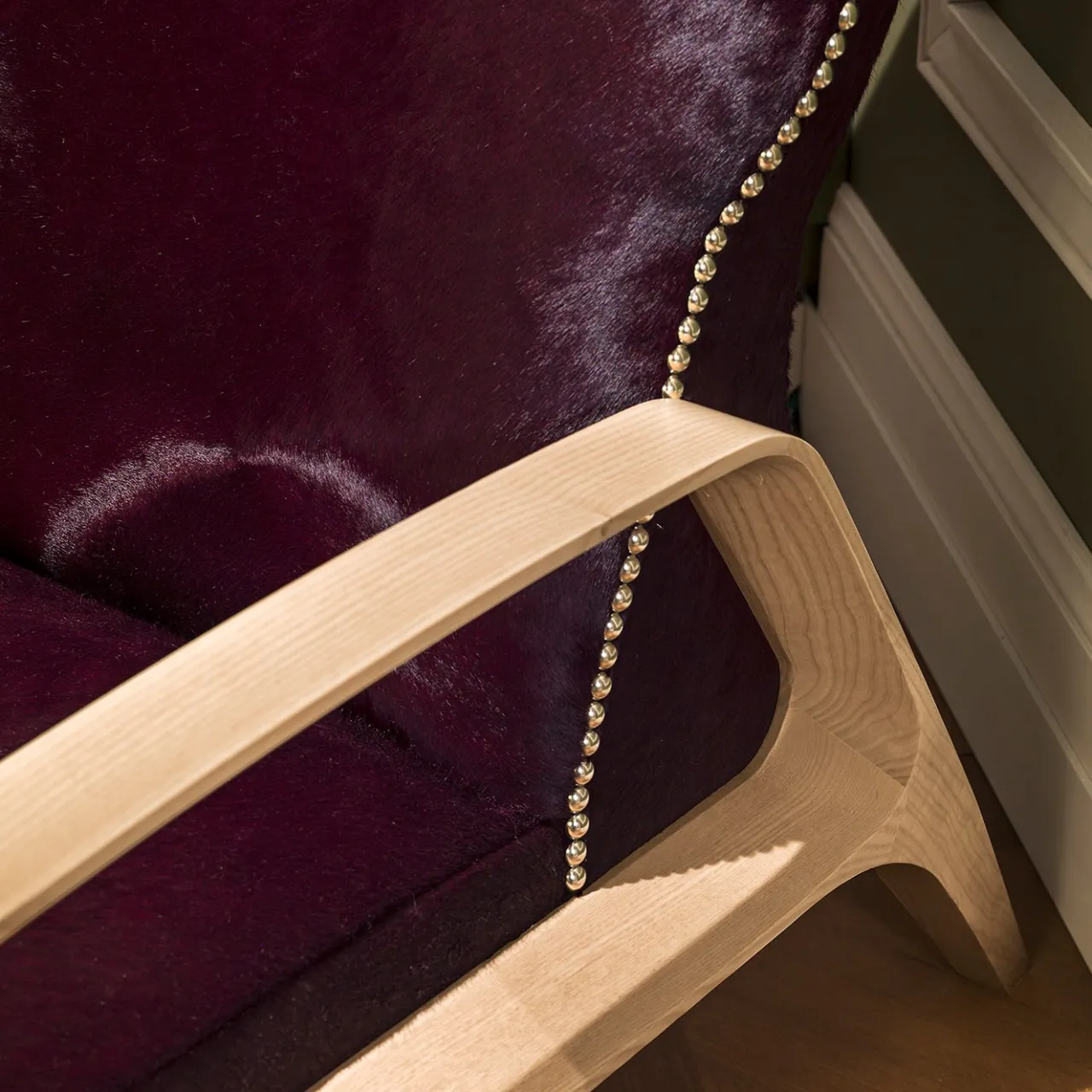 Provasi Lounge Chairs<Mahogany and Jacquard Armchair