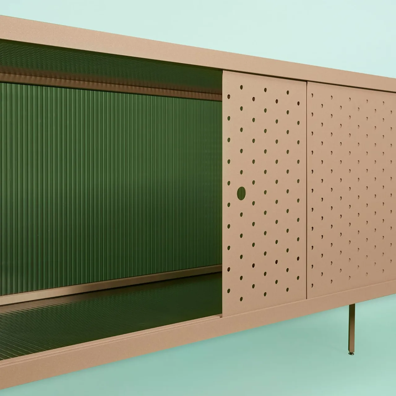 Giacopini Sideboards Buffets<Maia Sand Metal Sideboard