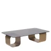 FROMM. Coffee Tables<Maiz Large Glass and Steel Coffee Table