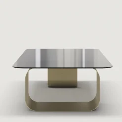 FROMM. Coffee Tables<Maiz Large Glass and Steel Coffee Table