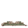 Jwana Hamdan Outdoor Sofas & Benches<Majlis Green Composition 216L + 235C Sofa