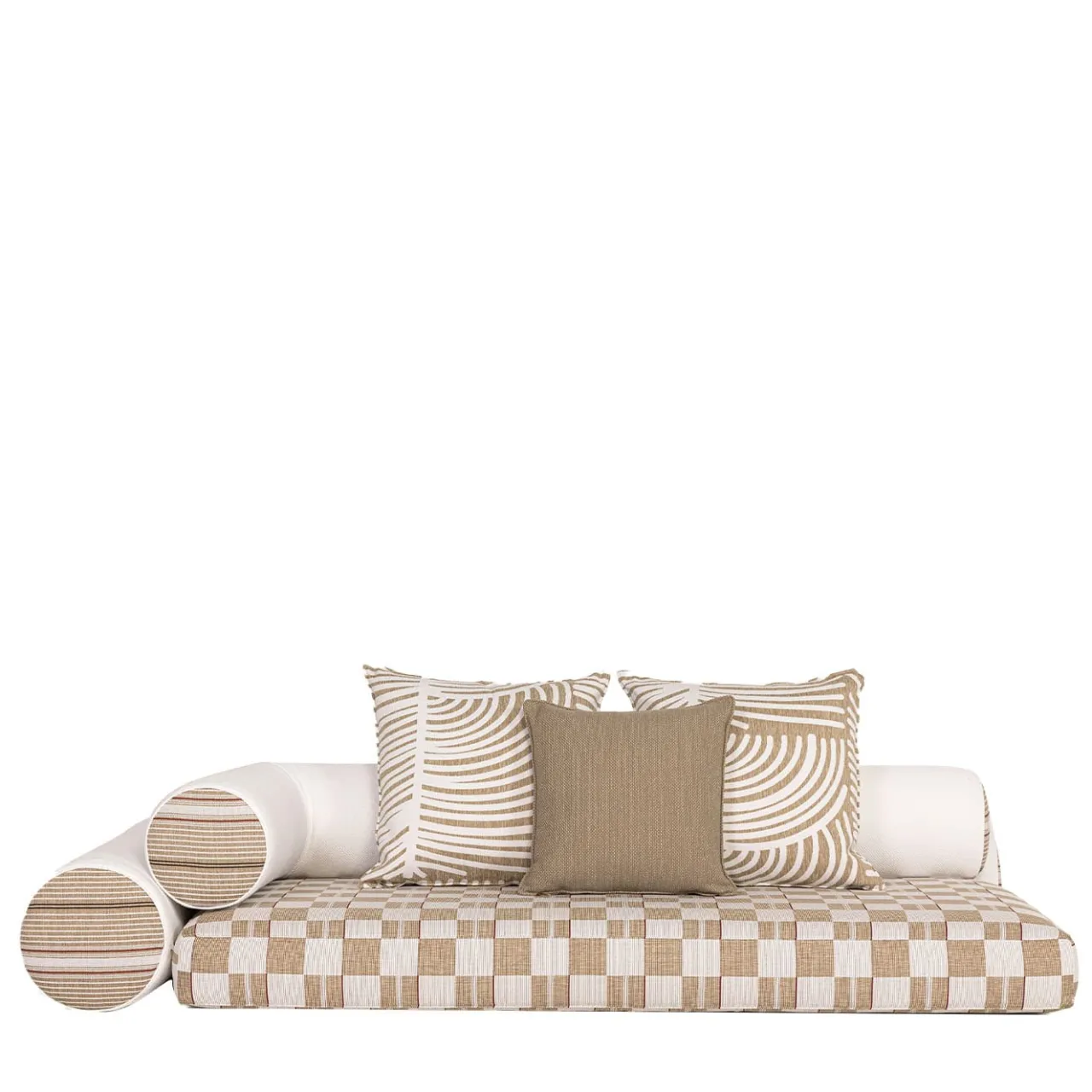 Jwana Hamdan Outdoor Sofas & Benches<Majlis On Floor White Modular Left Sofa