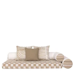 Jwana Hamdan Outdoor Sofas & Benches<Majlis On Floor White Modular Right Sofa