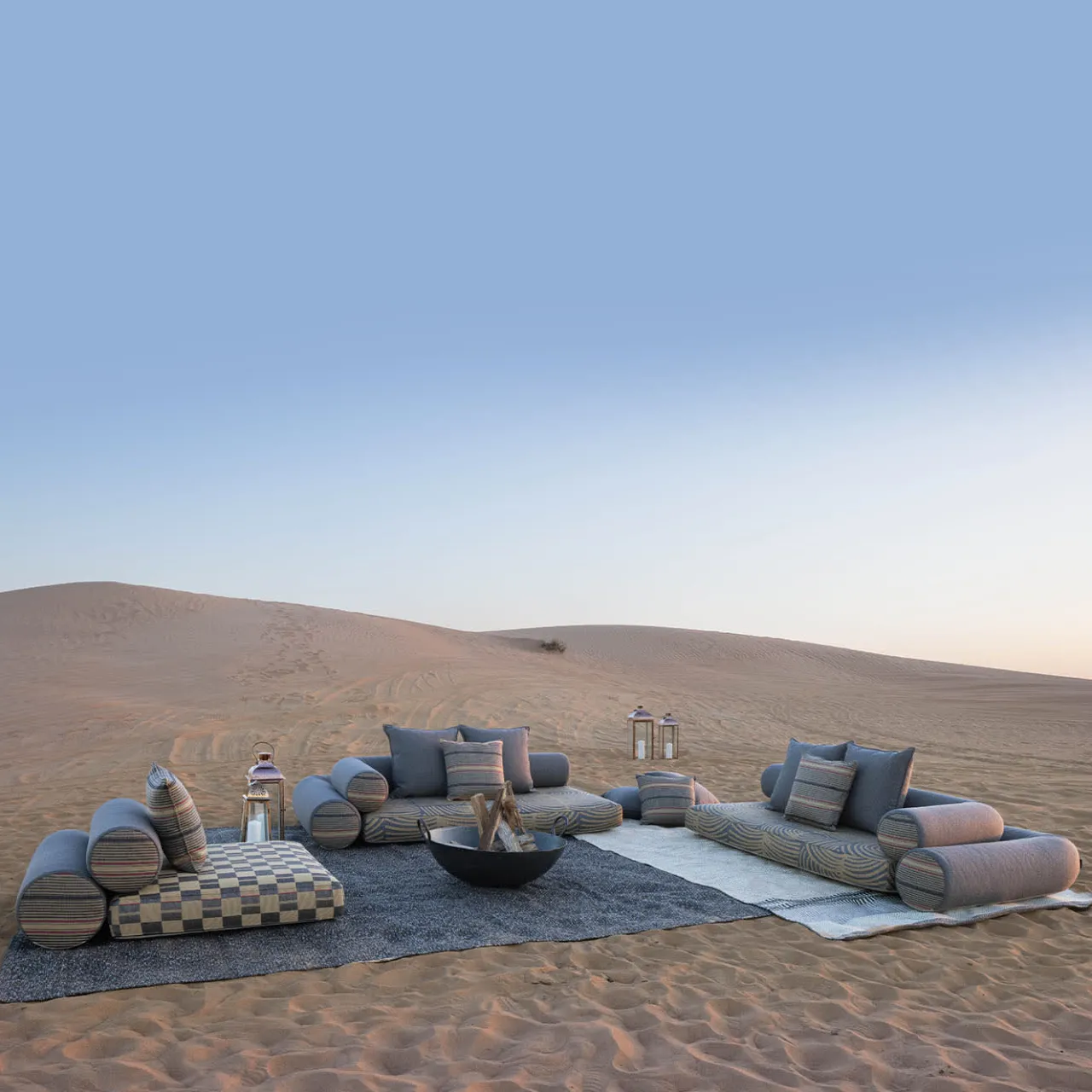 Jwana Hamdan Outdoor Sofas & Benches<Majlis Right-Sided Floor Seating System
