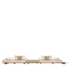 Jwana Hamdan Outdoor Sofas & Benches<Majlis White Composition 216L + Pouf Beige 121 + 266R Sofa