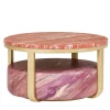 Giovannozzi Marmi Coffee Tables<Makaron Light Purple Quarzite Coffee Table by Ashley Gadeova