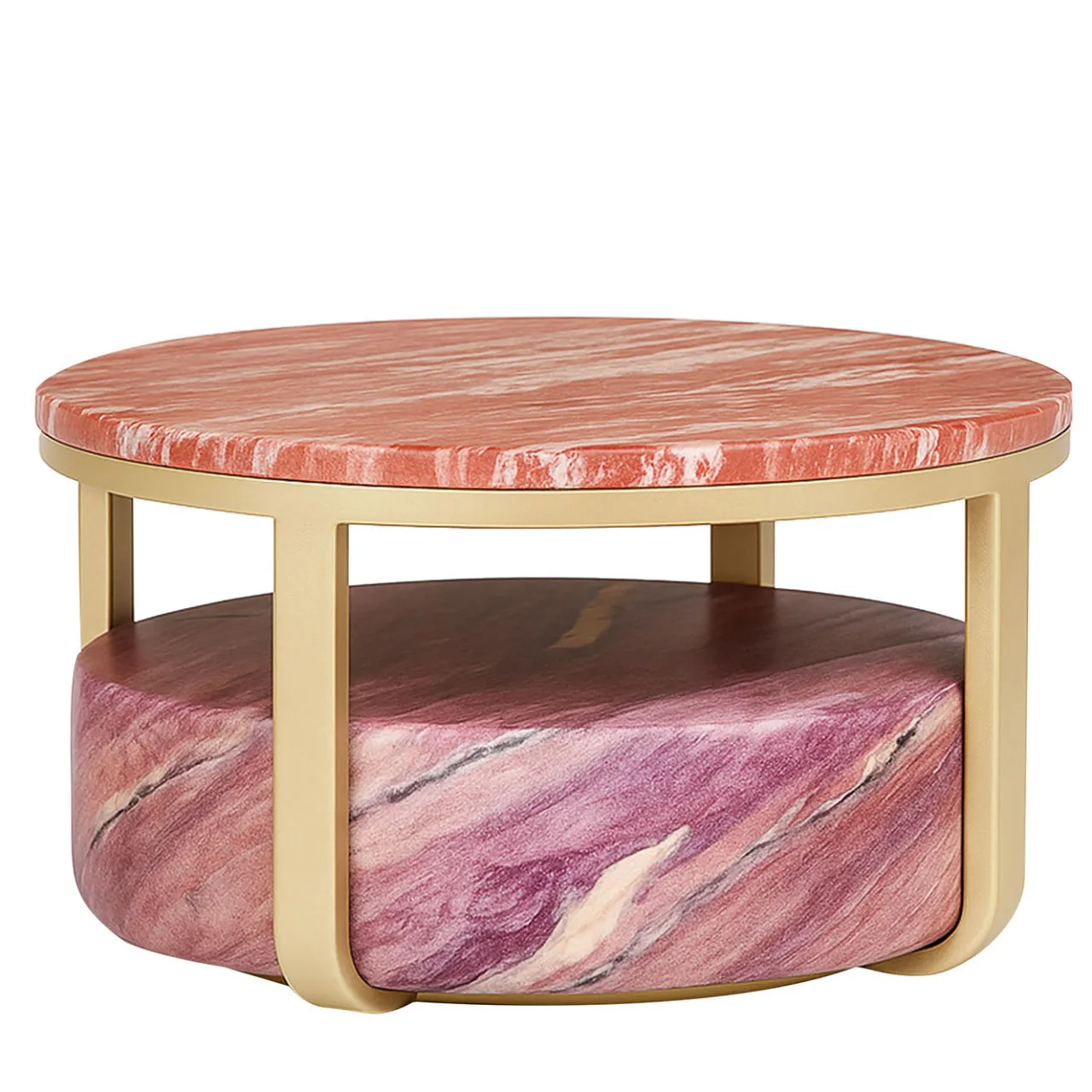 Giovannozzi Marmi Coffee Tables<Makaron Light Purple Quarzite Coffee Table by Ashley Gadeova