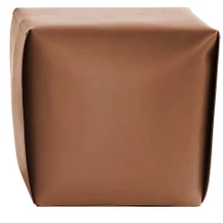 Tonucci Collection Ottomans & Poufs<Maki Brown Tall Bao Ottoman by Viola Tonucci