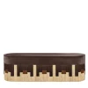 Lorenza Bozzoli Couture Benches<Mali Chocolate Brown velvet Bench