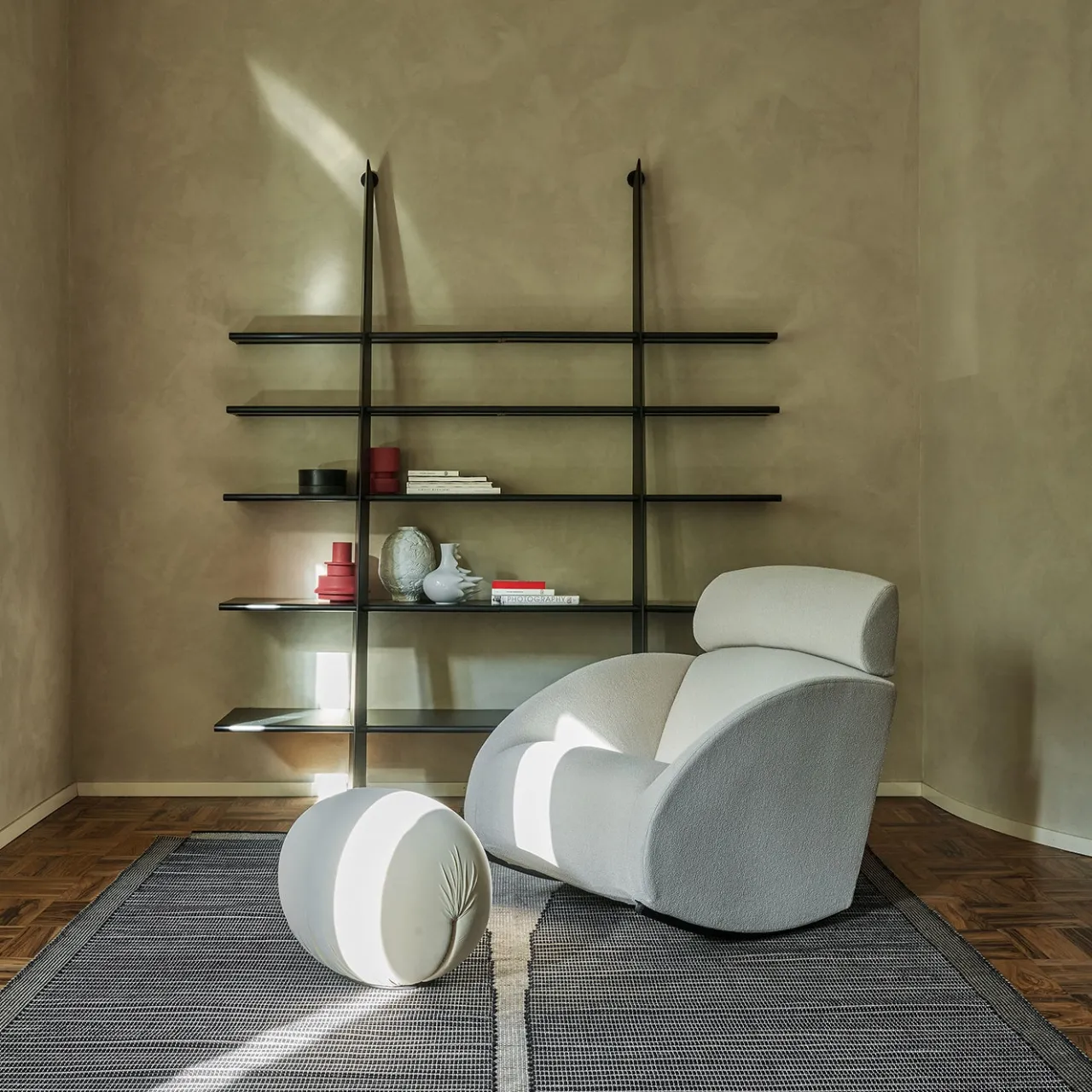 Baleri Italia Armchairs<Mama White Rocking Chair by Denis Santachiara