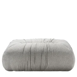 Ghidini 1961 Ottomans & Poufs<Mambo grey Sofi fabric Ottoman by Lorenza Bozzoli