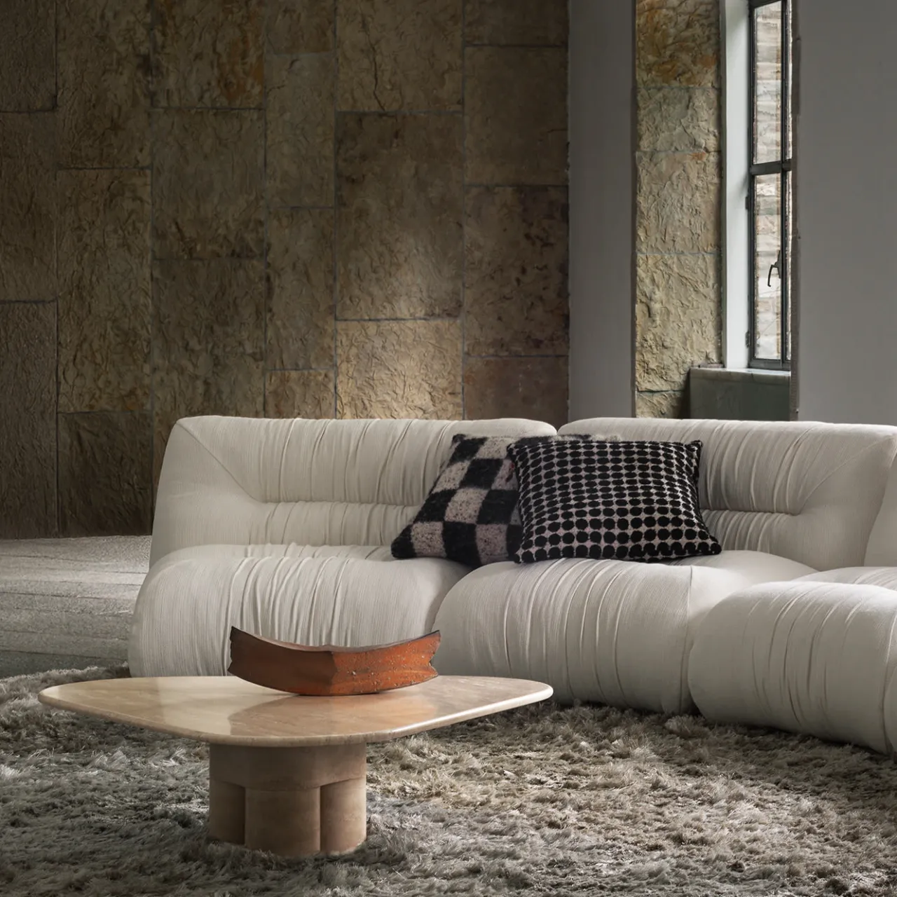 Ghidini 1961 Sofas<Mambo White Modular Sofa by Lorenza Bozzoli