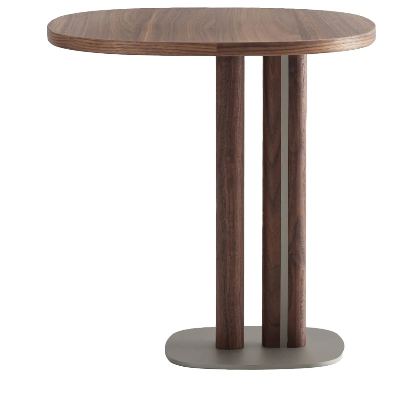 Morica Design Side Tables<Manhattan Small Asymmetrical Walnut Side Table