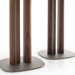 Morica Design Side Tables<Manhattan Small Asymmetrical Walnut Side Table
