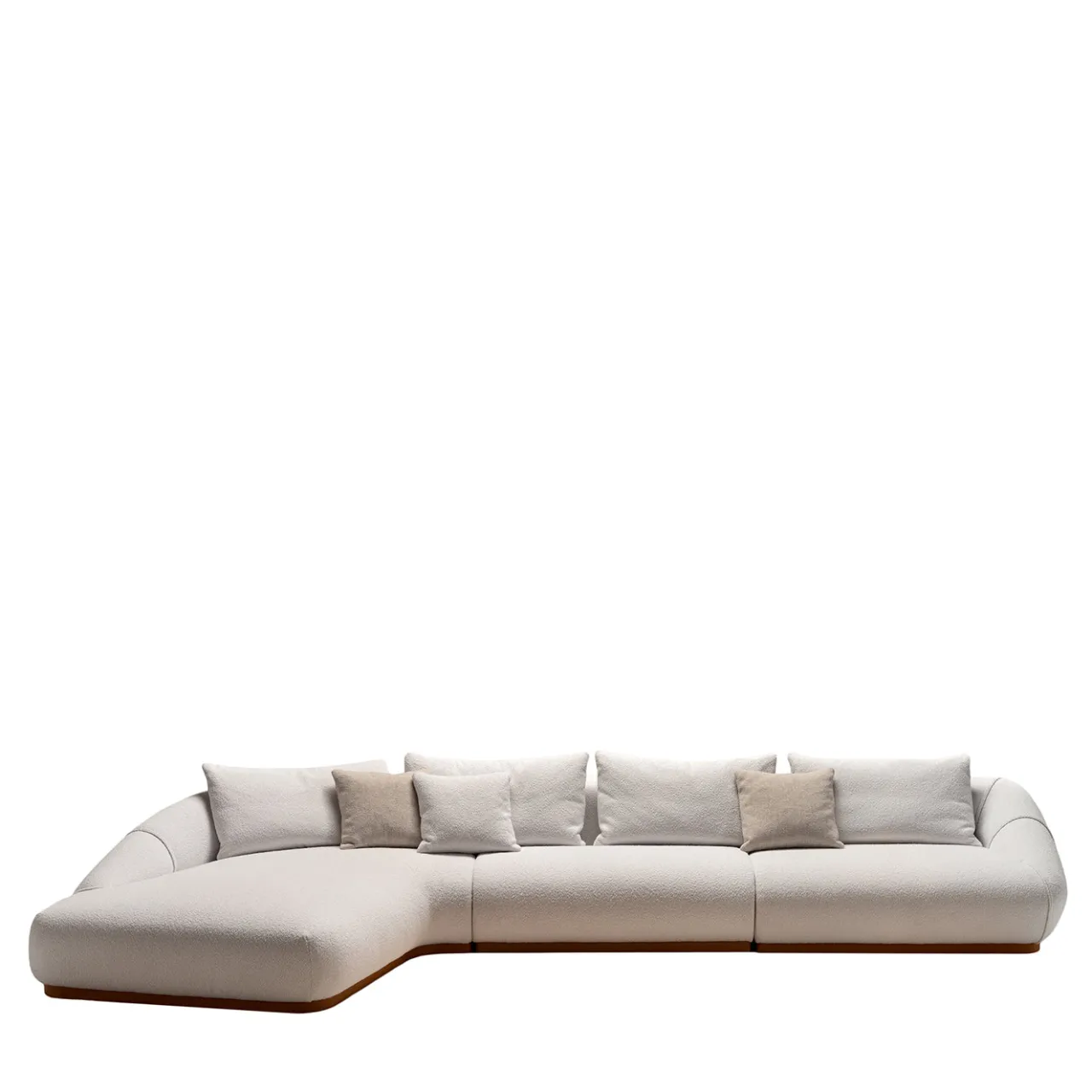 Ferri 1956 Sofas<Manila Modular L-Shaped White Sofa by Palomba + Serafini
