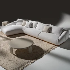 Ferri 1956 Sofas<Manila Modular L-Shaped White Sofa by Palomba + Serafini