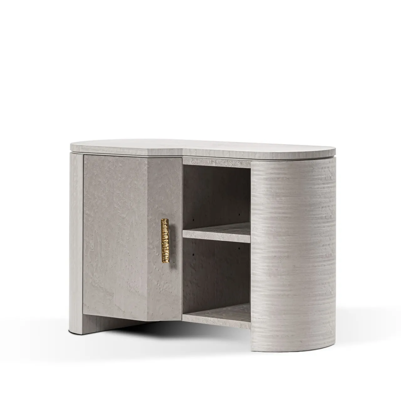Provasi Nightstands<Maple And Eucalptus Bedside Table