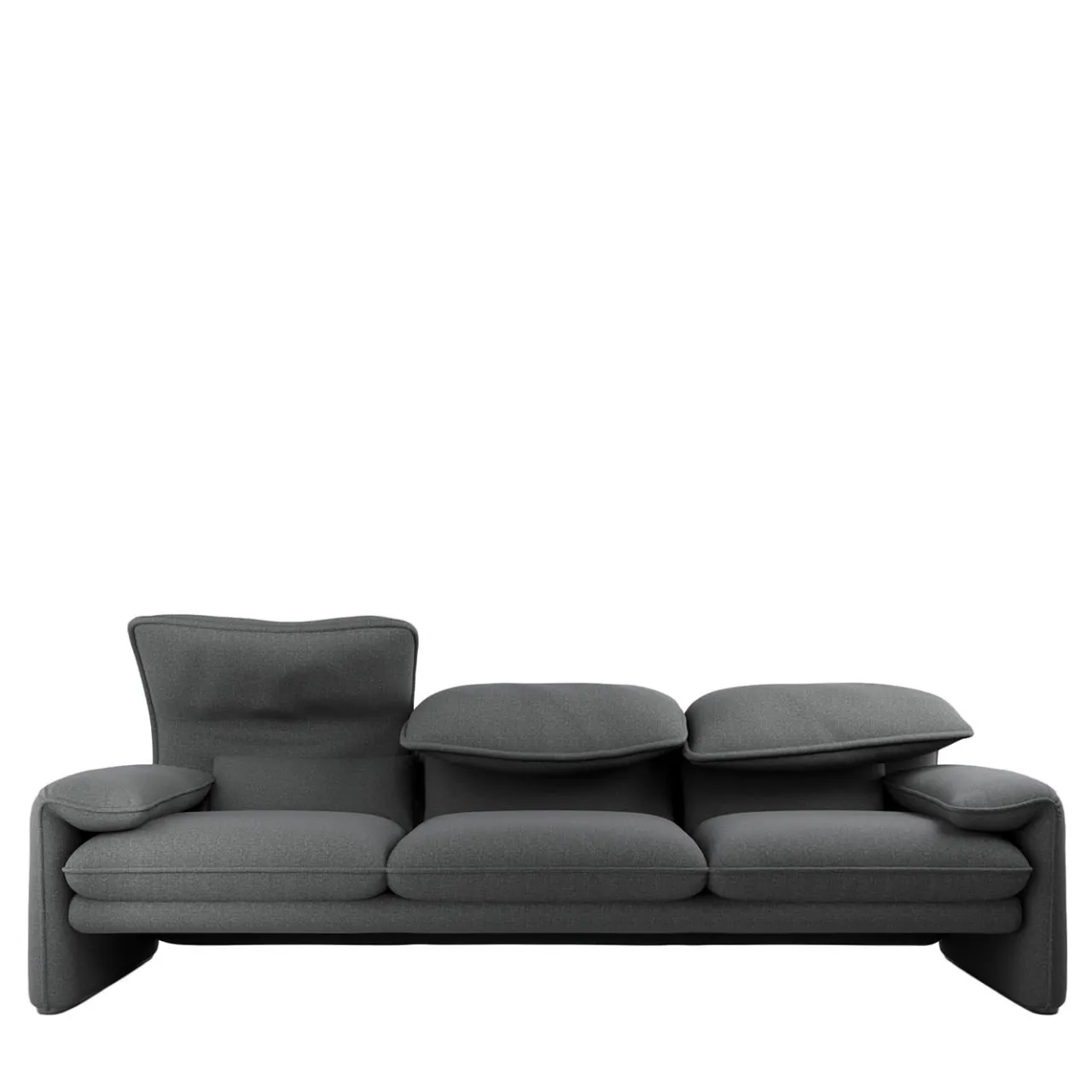Cassina Sofas<Maralunga 40 Maxi Grey Sofa