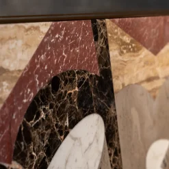 Marzia Boaglio Cabinets<Marble Esplosione Low Brown Cabinet