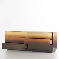 De Castelli Dressers<Marea 190 Brass Dresser by Zanellato/Bortotto