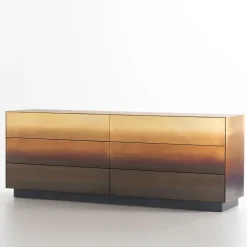 De Castelli Dressers<Marea 190 Brass Dresser by Zanellato/Bortotto
