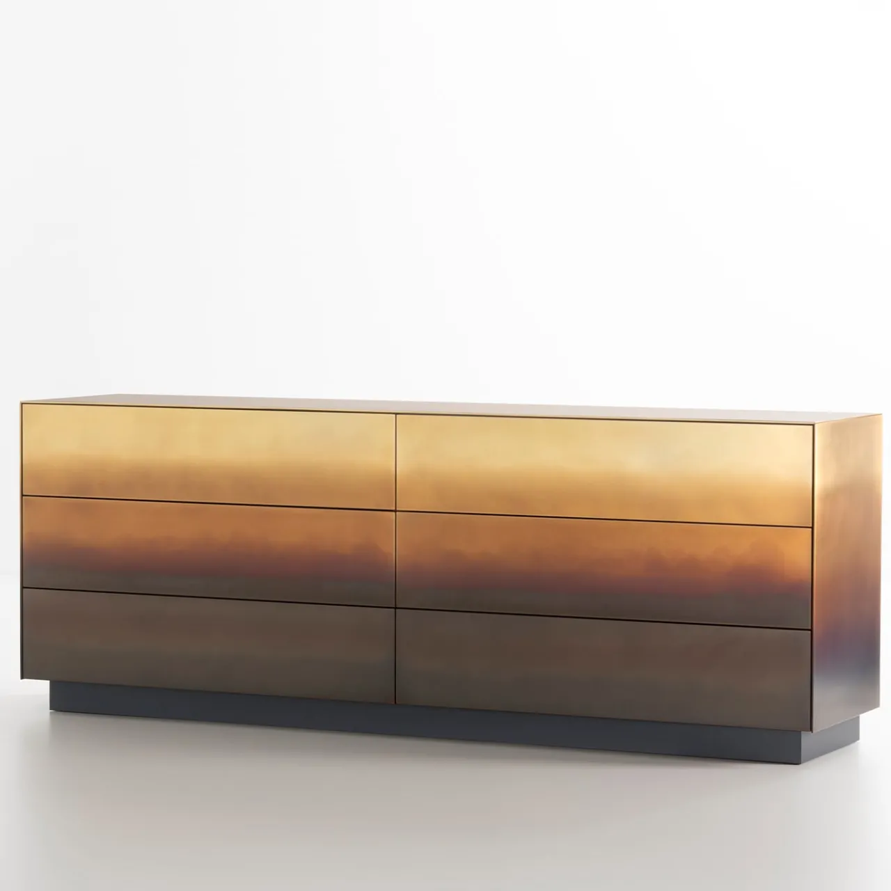 De Castelli Dressers<Marea 190 Brass Dresser by Zanellato/Bortotto