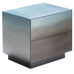 De Castelli Nightstands<Marea 50 Stainless Steel Nightstand