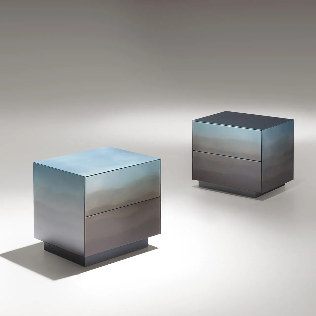 De Castelli Nightstands<Marea 50 Stainless Steel Nightstand