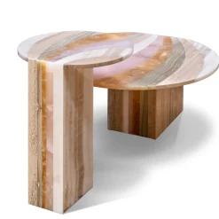 Budri Nesting Tables<Marea Aquarel Edition Set of 2 Polychrome Coffee Tables