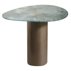 Atelier Frigerio Mirva Side Tables<Marea Small Side Table with Tempered Glass Top