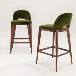 Laura Meroni Bar Stools<Margaret Green Stool by Cesare Arosio
