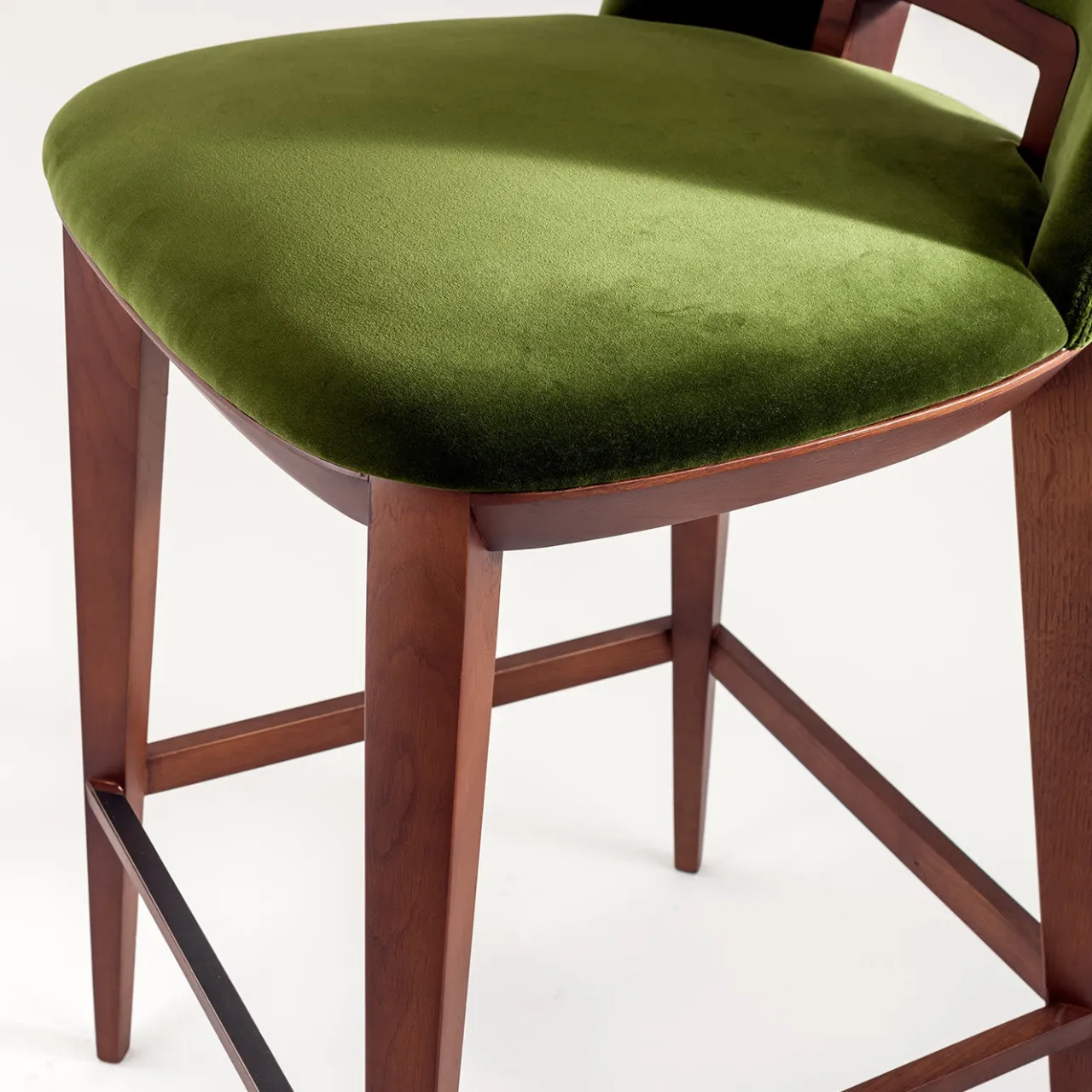 Laura Meroni Bar Stools<Margaret Green Stool by Cesare Arosio