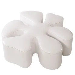 VGnewtrend Ottomans & Poufs<Margaret White Pouf