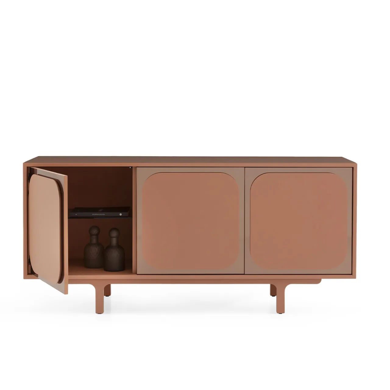 Morica Design Sideboards Buffets<Margarette 3-Door Mocha Mousse Sideboard
