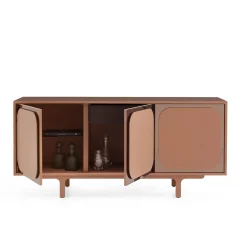 Morica Design Sideboards Buffets<Margarette 3-Door Mocha Mousse Sideboard