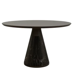 Morelato Dining Tables<Marilyn Black Emperador Marble Dining Table