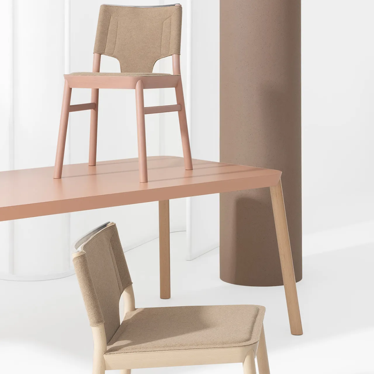 Billiani 1911 Chairs<Marimba 110 Brown Chair by Emilio Nanni