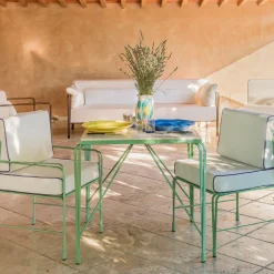 Officina Ciani Outdoor Dining Tables<Marina Square Table by Ciarmoli Queda Studio