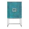 Isabella Costantini Bar Cabinets<Marion Turquoise & Silver Bar Cabinet