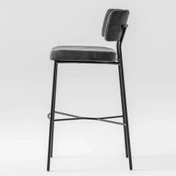 TrabA' Bar Stools<Marlen Met Black Stool by EP Studio